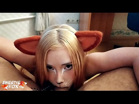 ❤️ Китсуне го проголта курот и сврши во устата ❤ Анално видео кај нас ❤